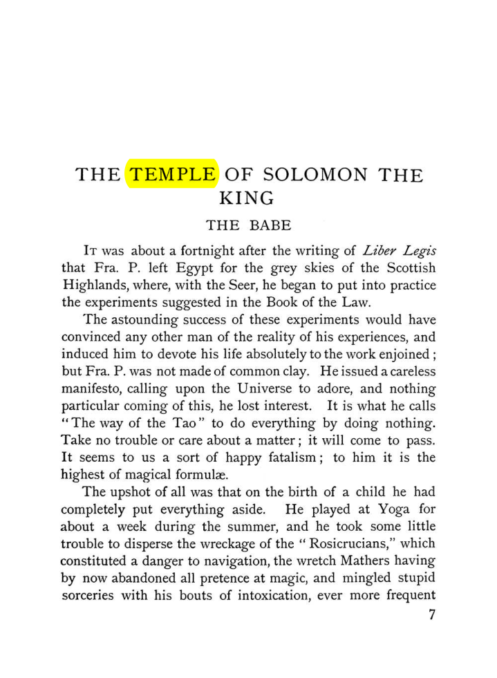 Original scan of The Equinox (Volume I, Number VII), PDF page 47