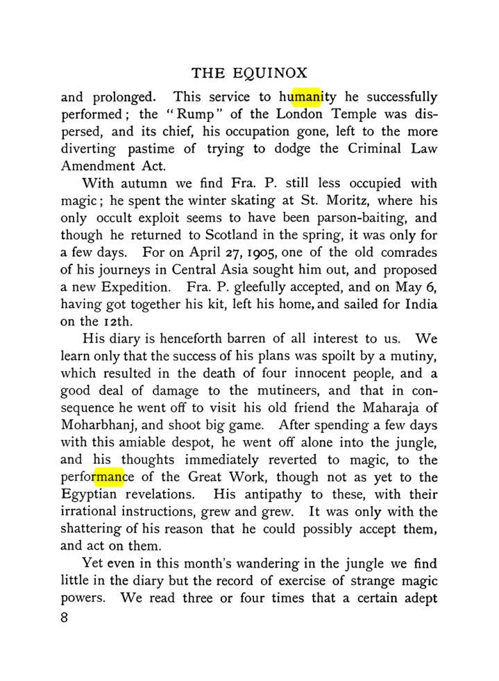 Original scan of The Equinox (Volume I, Number VII), PDF page 48