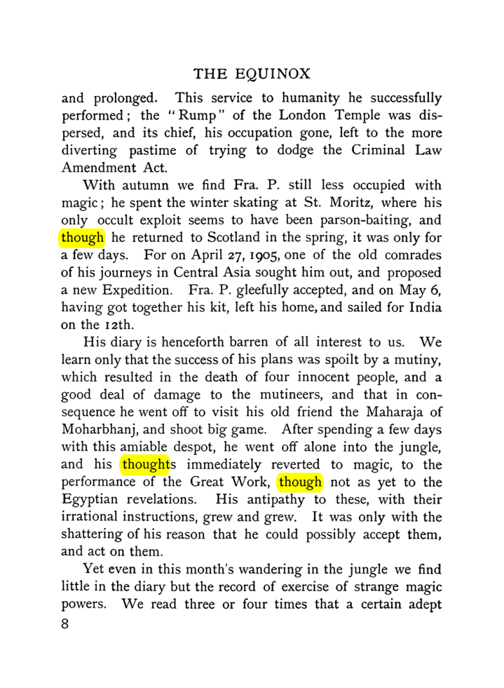 Original scan of The Equinox (Volume I, Number VII), PDF page 48