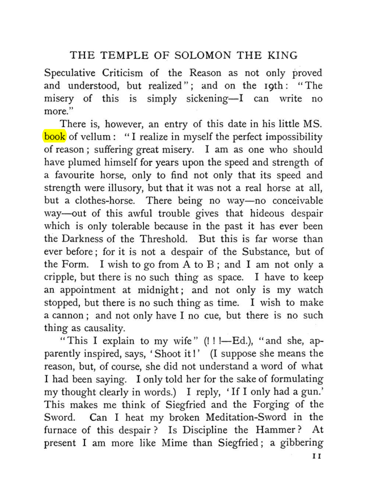 Original scan of The Equinox (Volume I, Number VII), PDF page 51