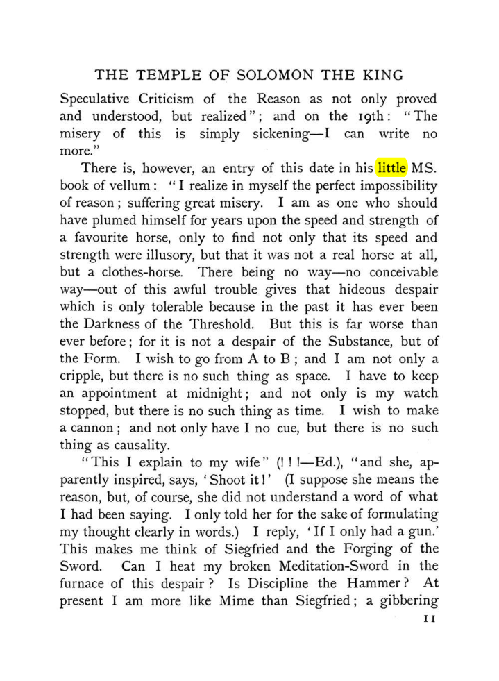 Original scan of The Equinox (Volume I, Number VII), PDF page 51