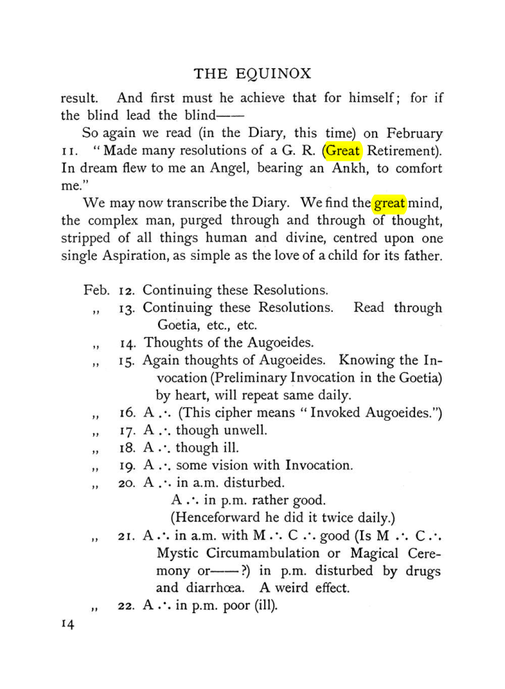Original scan of The Equinox (Volume I, Number VII), PDF page 54