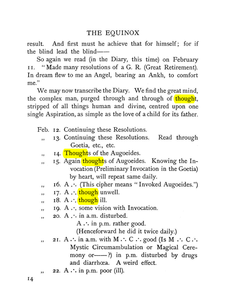 Original scan of The Equinox (Volume I, Number VII), PDF page 54