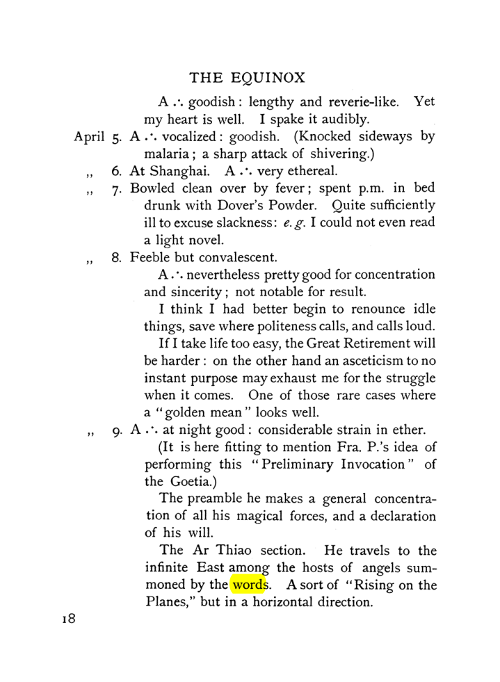 Original scan of The Equinox (Volume I, Number VII), PDF page 58