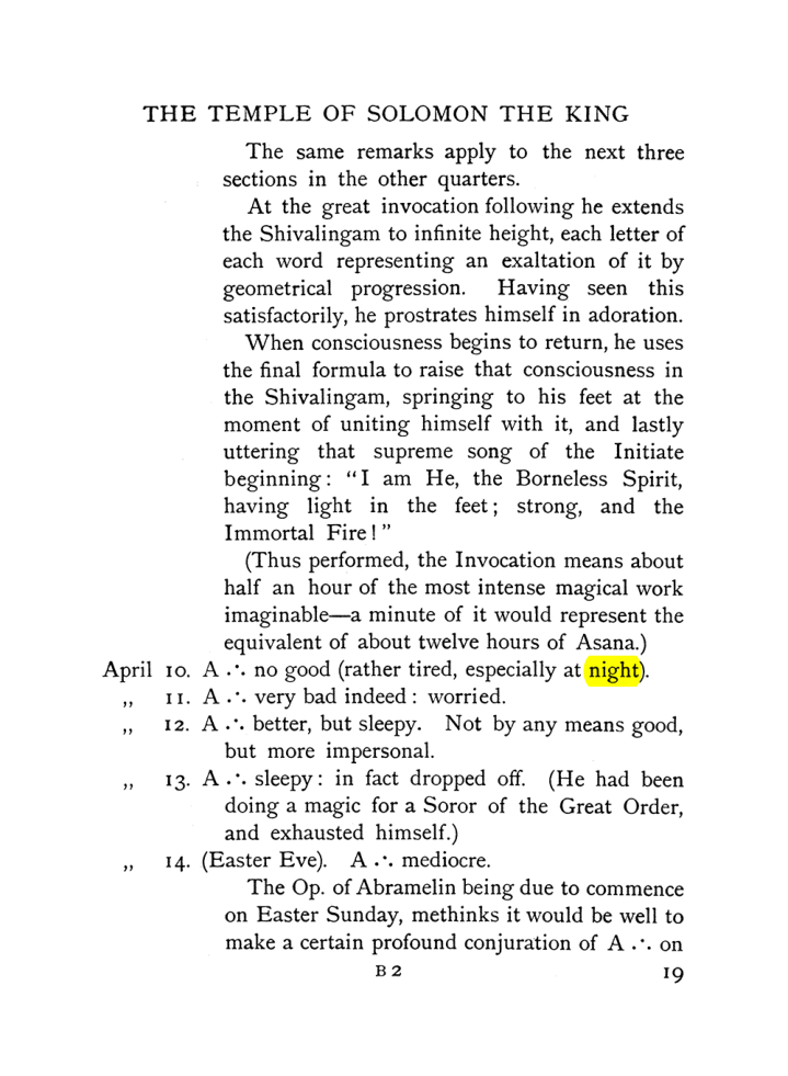 Original scan of The Equinox (Volume I, Number VII), PDF page 59