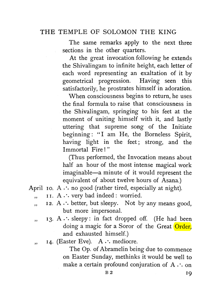 Original scan of The Equinox (Volume I, Number VII), PDF page 59