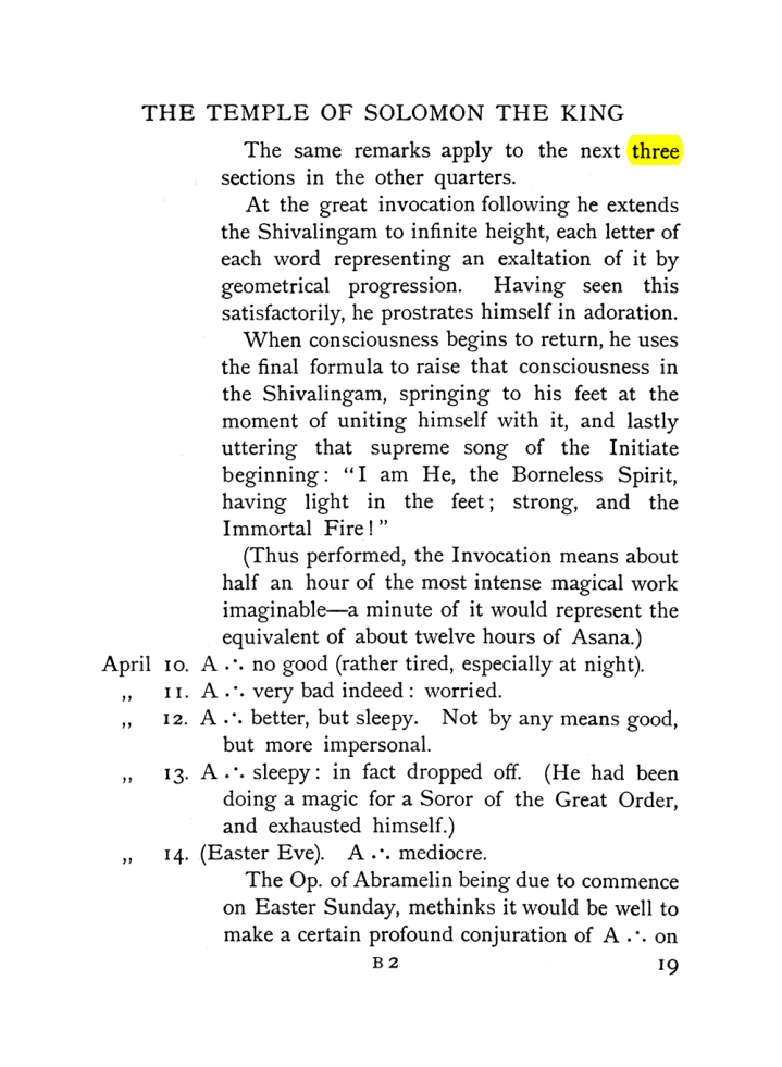 Original scan of The Equinox (Volume I, Number VII), PDF page 59