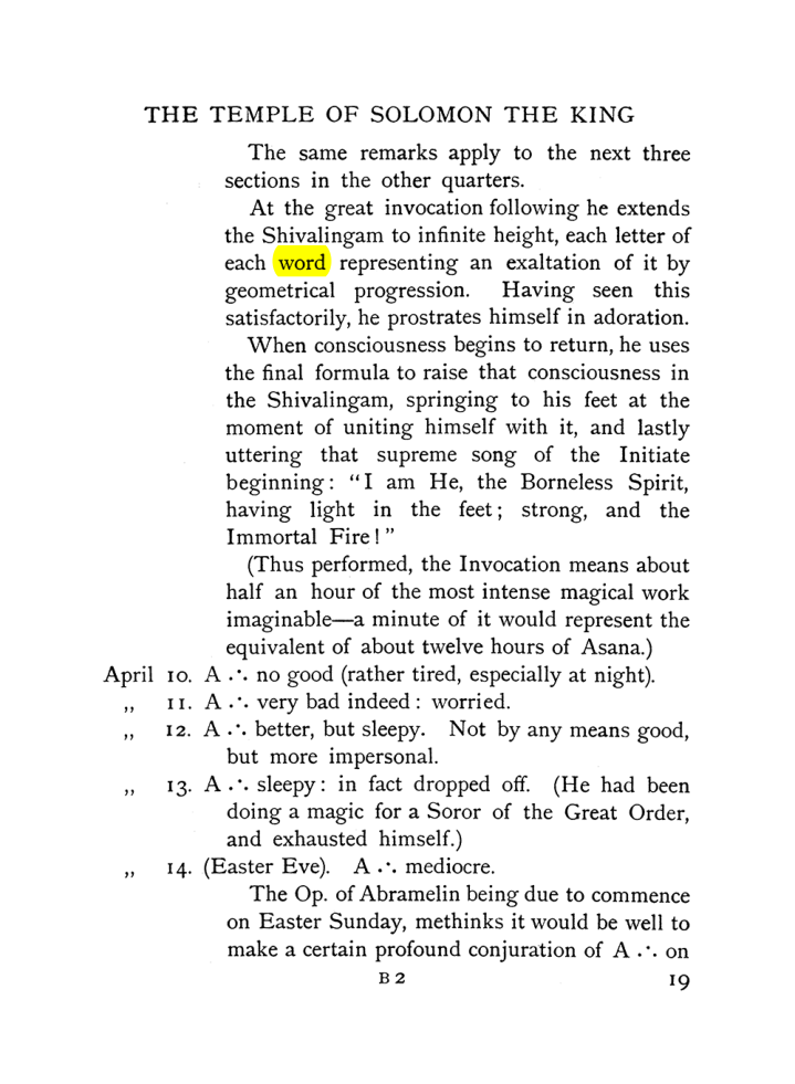 Original scan of The Equinox (Volume I, Number VII), PDF page 59