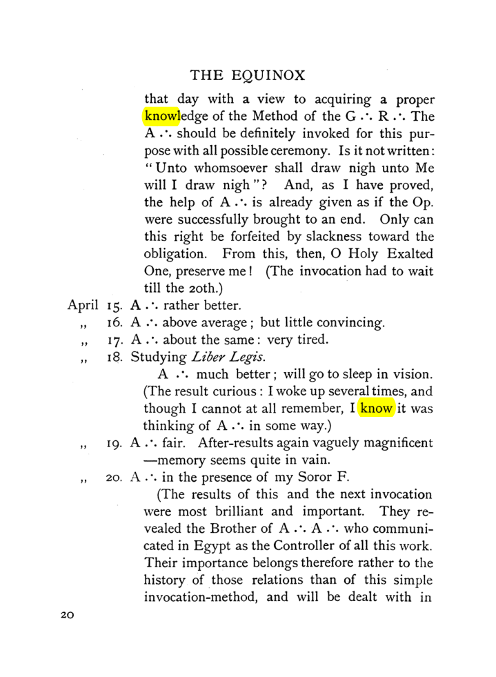Original scan of The Equinox (Volume I, Number VII), PDF page 60