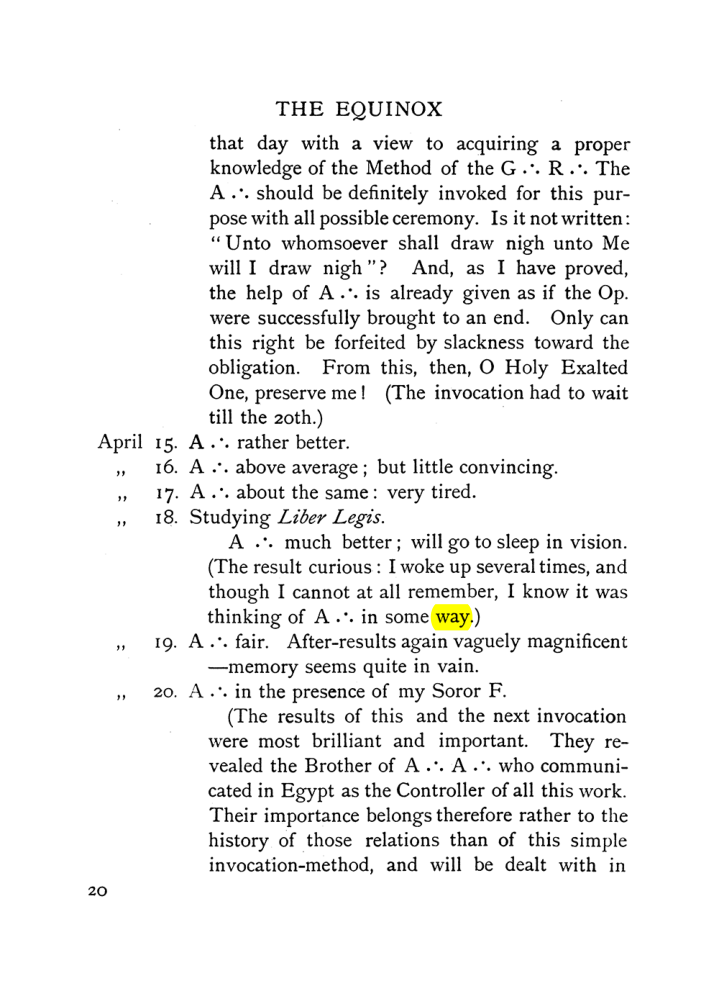 Original scan of The Equinox (Volume I, Number VII), PDF page 60