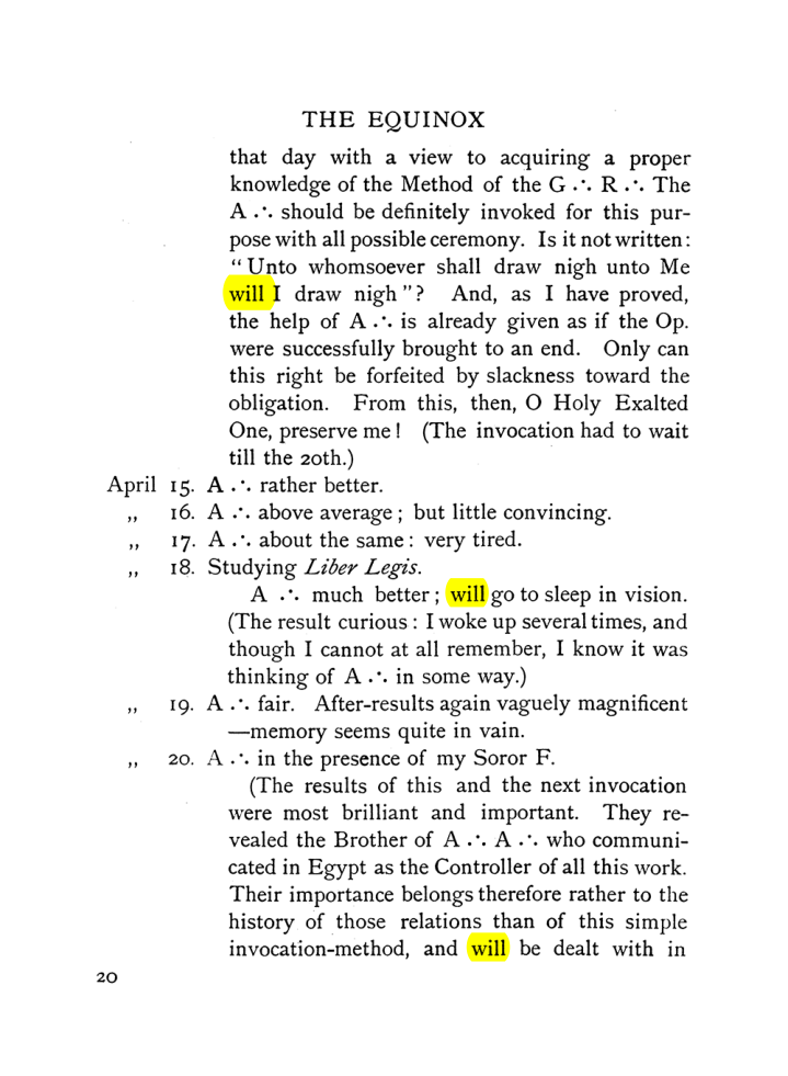 Original scan of The Equinox (Volume I, Number VII), PDF page 60