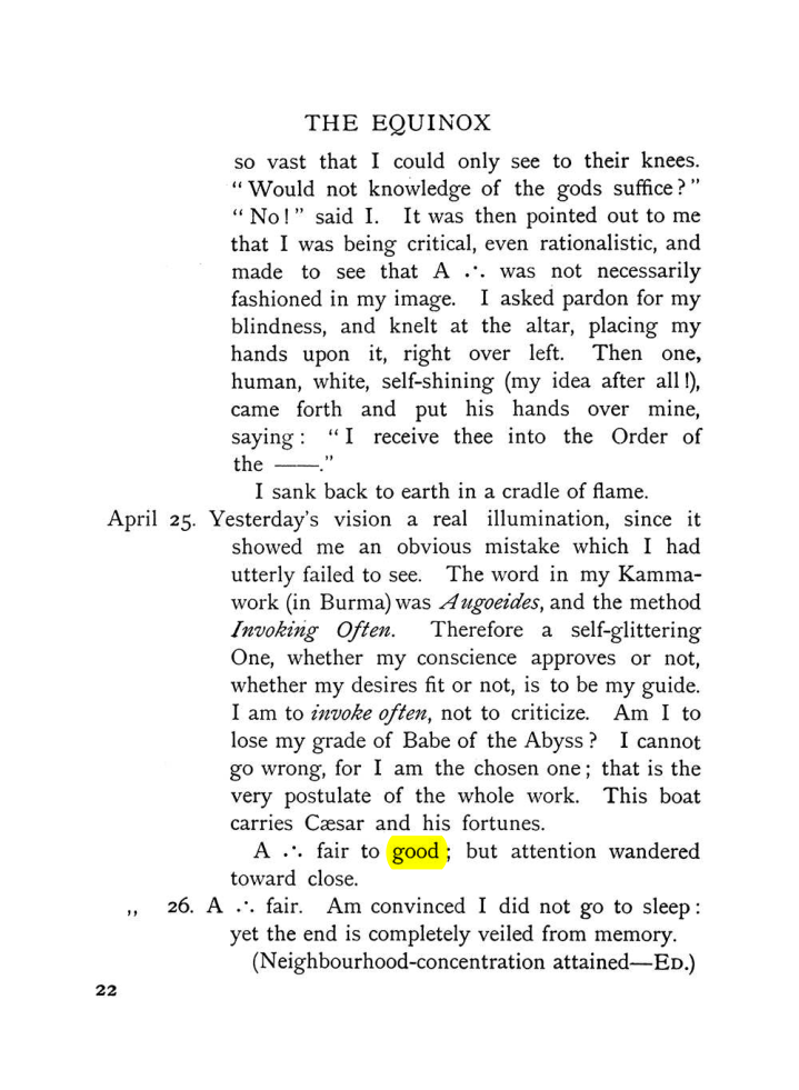 Original scan of The Equinox (Volume I, Number VII), PDF page 62