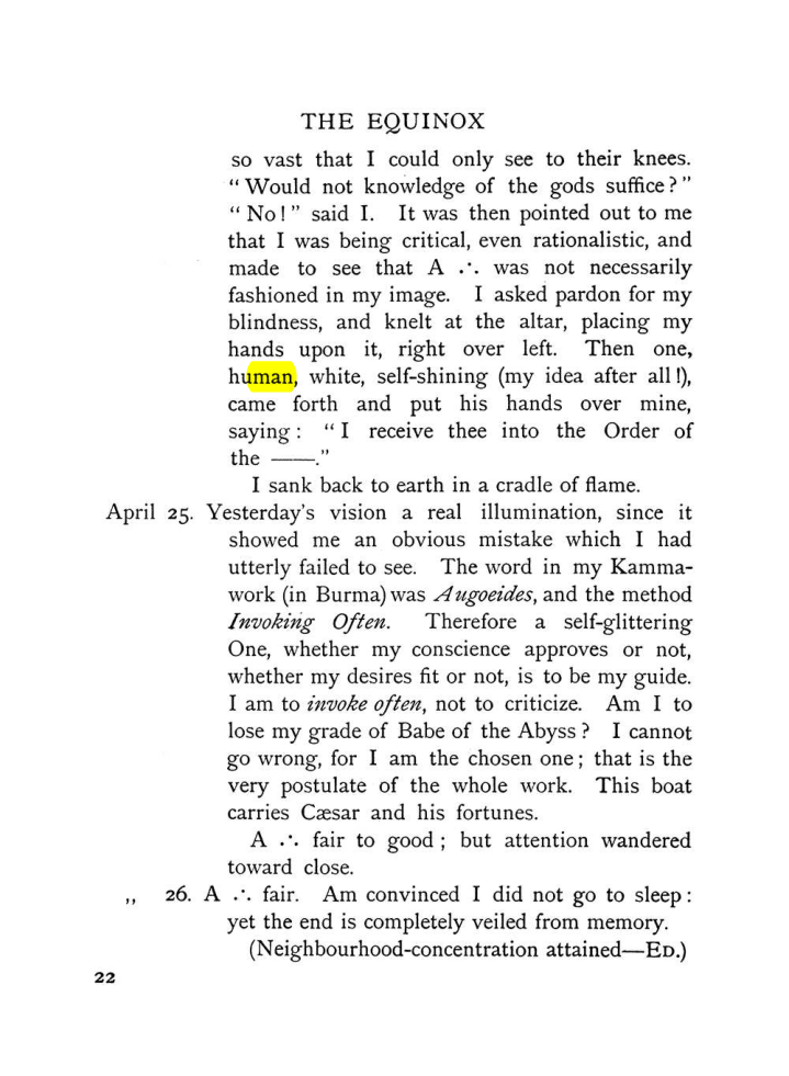 Original scan of The Equinox (Volume I, Number VII), PDF page 62