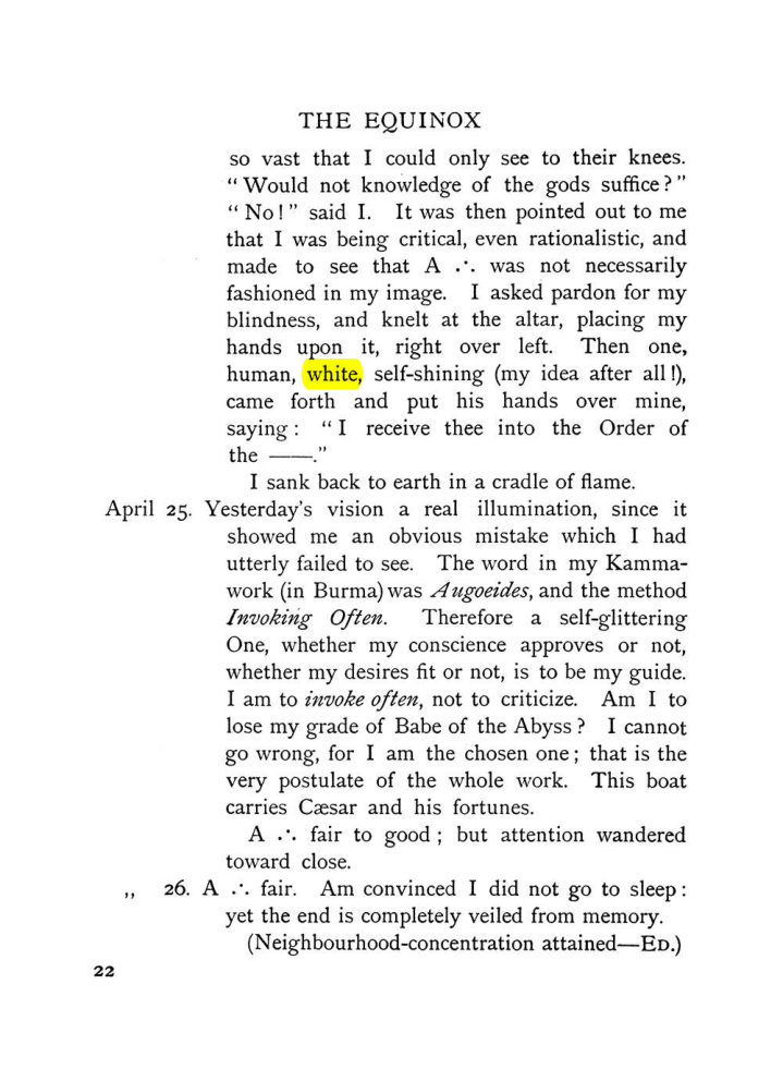Original scan of The Equinox (Volume I, Number VII), PDF page 62