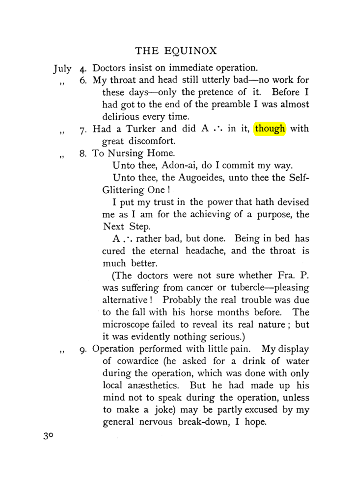 Original scan of The Equinox (Volume I, Number VII), PDF page 70