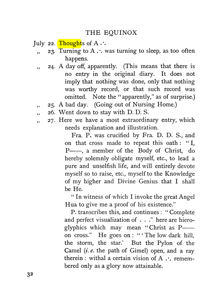 Original scan of The Equinox (Volume I, Number VII), PDF page 72