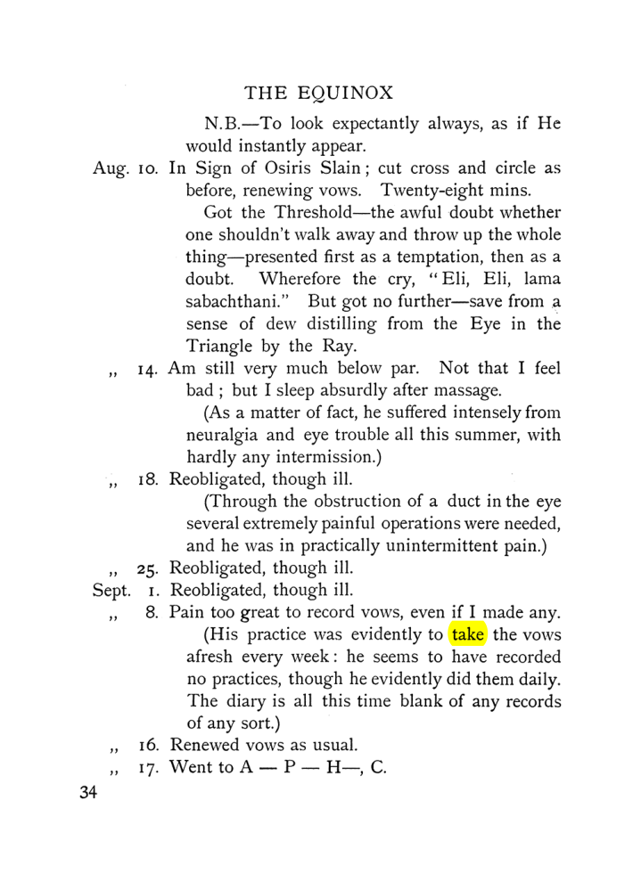 Original scan of The Equinox (Volume I, Number VII), PDF page 76
