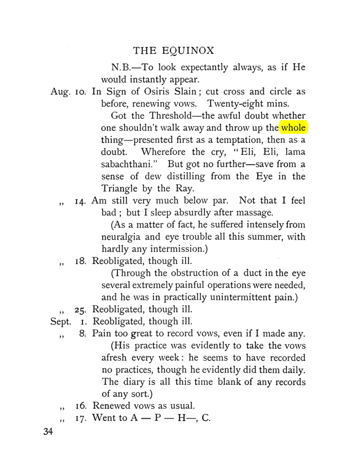 Original scan of The Equinox (Volume I, Number VII), PDF page 76
