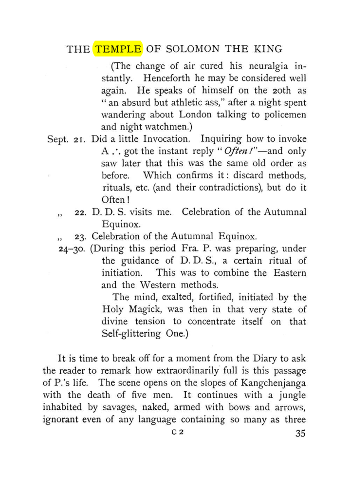 Original scan of The Equinox (Volume I, Number VII), PDF page 77
