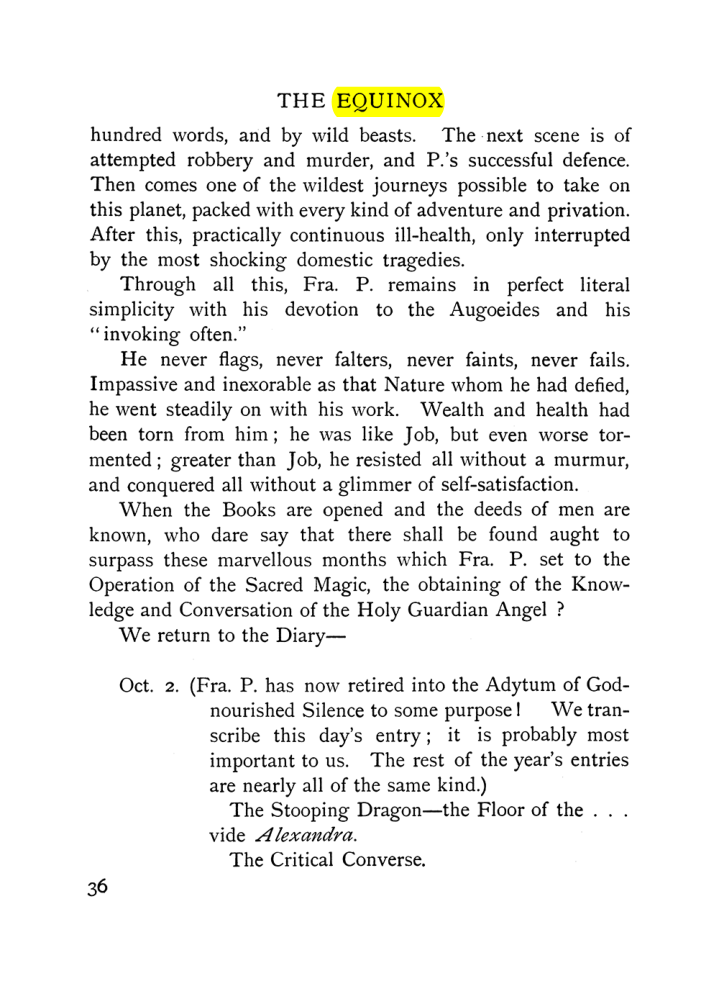 Original scan of The Equinox (Volume I, Number VII), PDF page 78