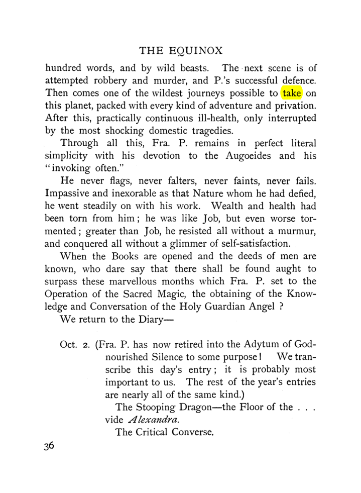 Original scan of The Equinox (Volume I, Number VII), PDF page 78