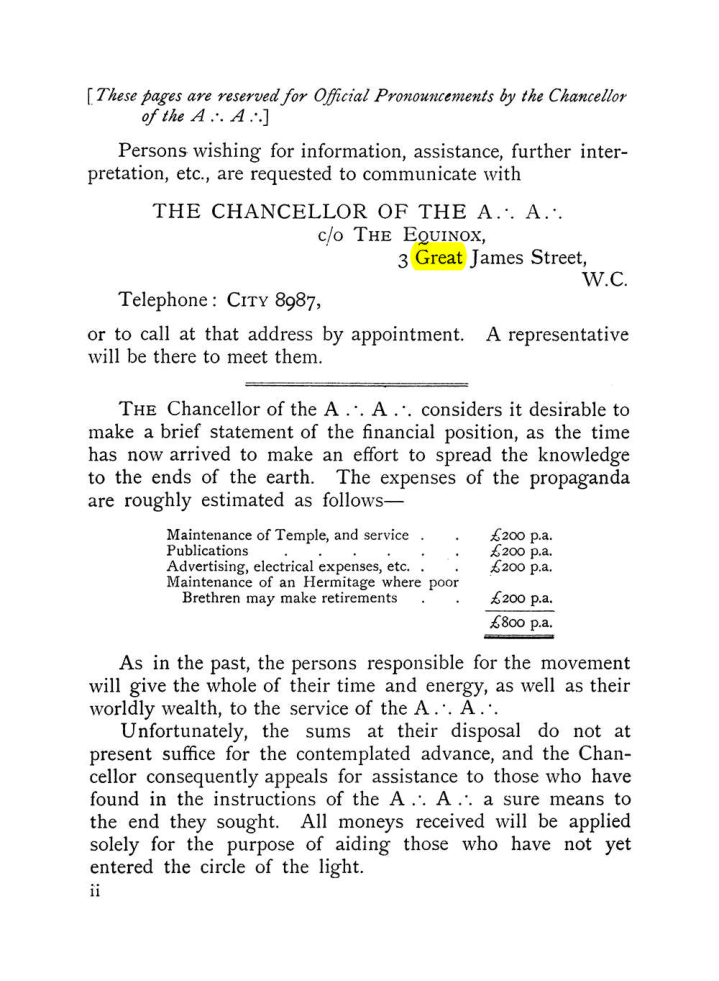 Original scan of The Equinox (Volume I, Number VII), PDF page 8