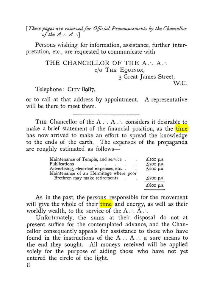 Original scan of The Equinox (Volume I, Number VII), PDF page 8