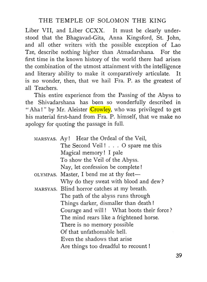Original scan of The Equinox (Volume I, Number VII), PDF page 81