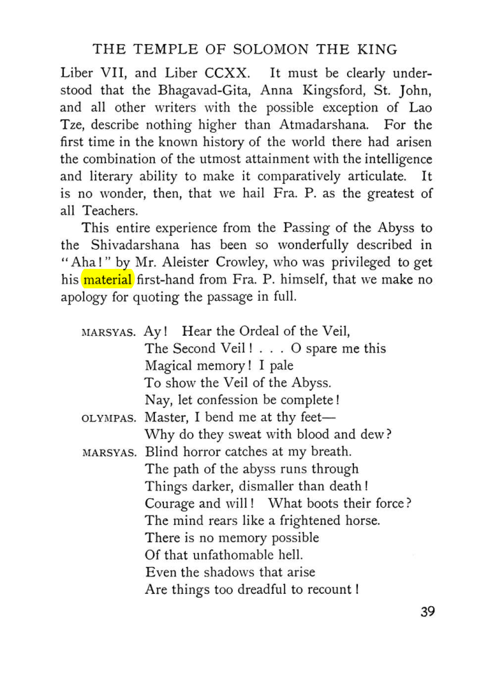 Original scan of The Equinox (Volume I, Number VII), PDF page 81