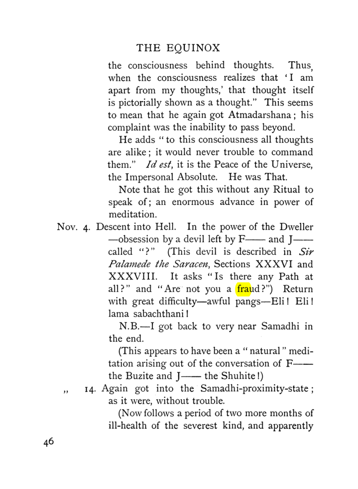 Original scan of The Equinox (Volume I, Number VII), PDF page 88