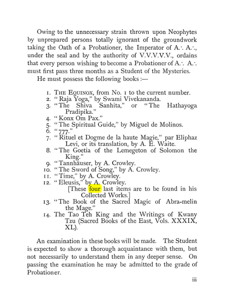 Original scan of The Equinox (Volume I, Number VII), PDF page 9