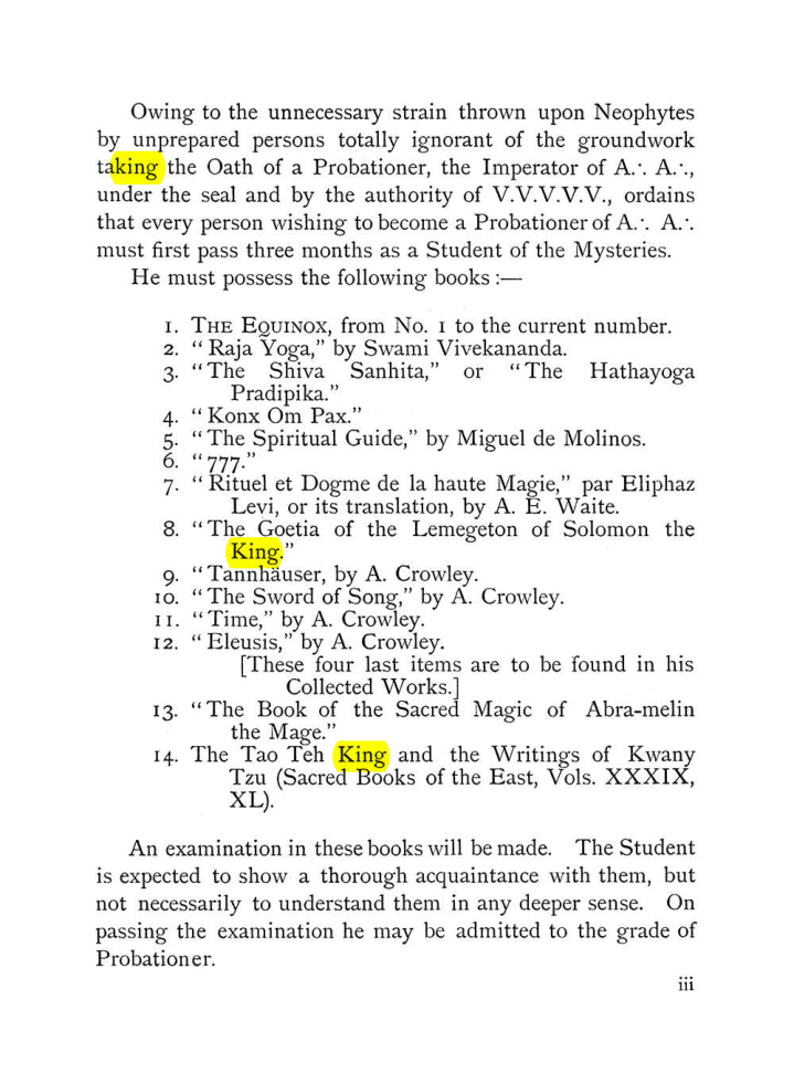 Original scan of The Equinox (Volume I, Number VII), PDF page 9
