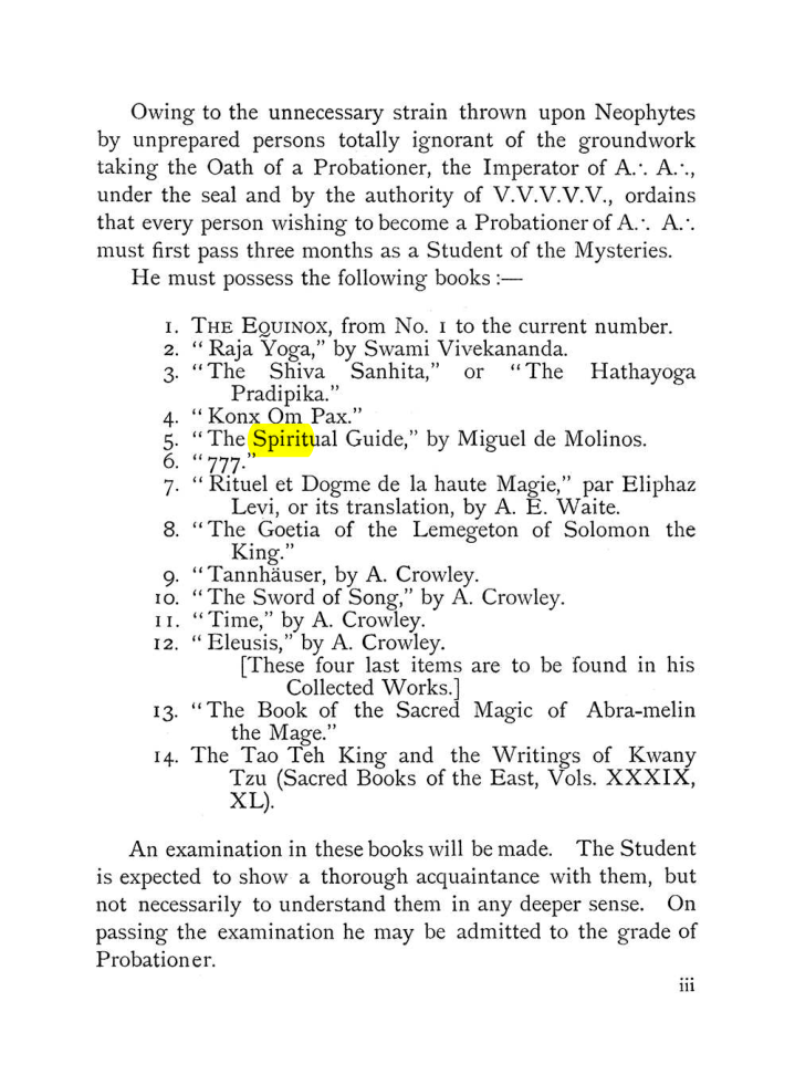 Original scan of The Equinox (Volume I, Number VII), PDF page 9