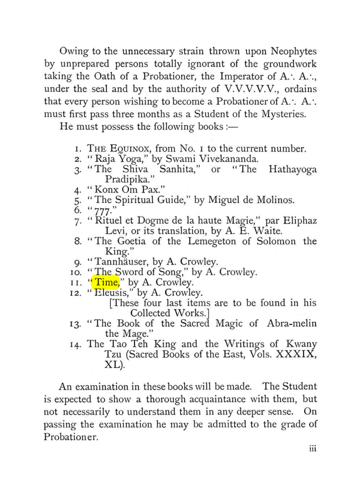 Original scan of The Equinox (Volume I, Number VII), PDF page 9