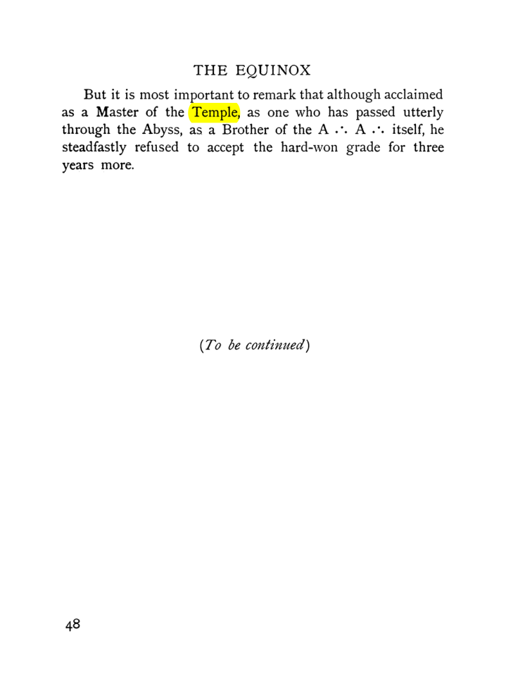 Original scan of The Equinox (Volume I, Number VII), PDF page 90
