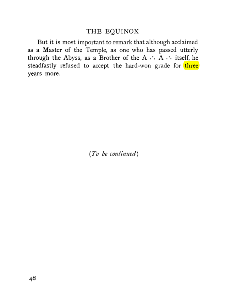 Original scan of The Equinox (Volume I, Number VII), PDF page 90