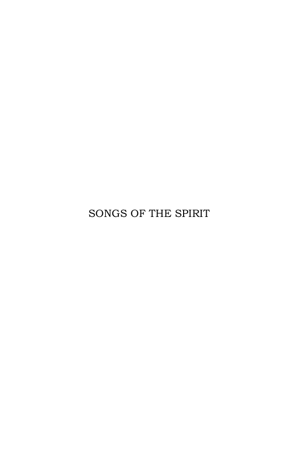 Original scan of Songs of the Spirit, PDF page 1