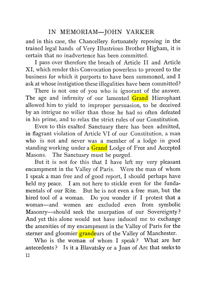 Original scan of John Yarker – In Memoriam, PDF page 12