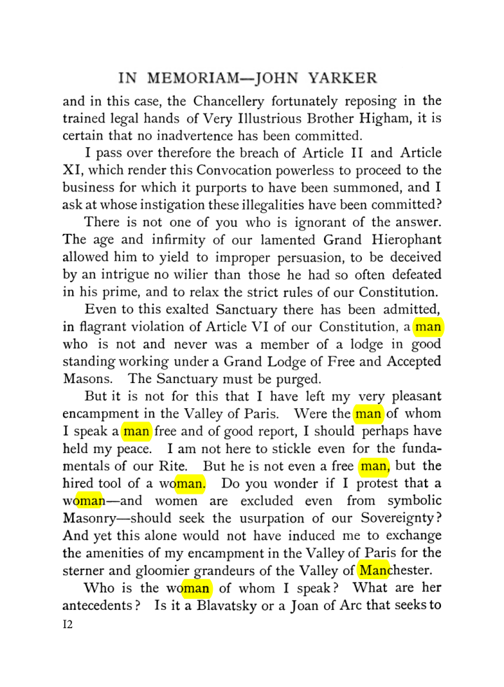 Original scan of John Yarker – In Memoriam, PDF page 12