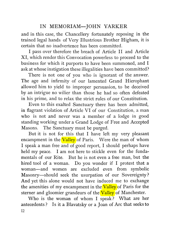 Original scan of John Yarker – In Memoriam, PDF page 12
