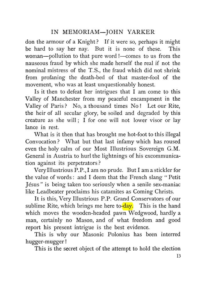 Original scan of John Yarker – In Memoriam, PDF page 13