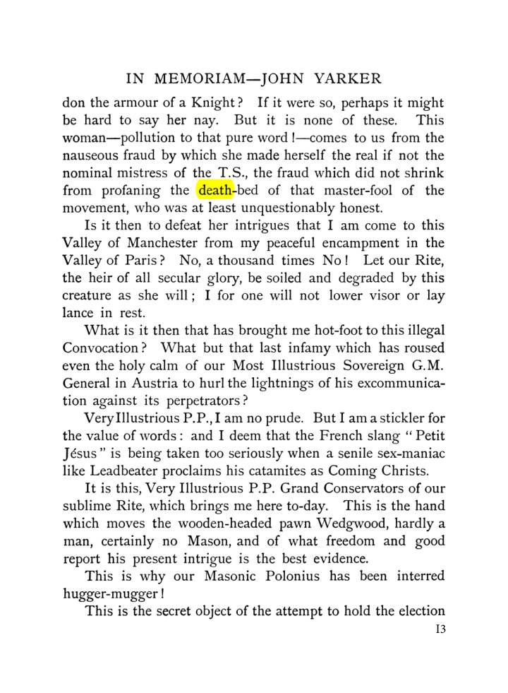 Original scan of John Yarker – In Memoriam, PDF page 13
