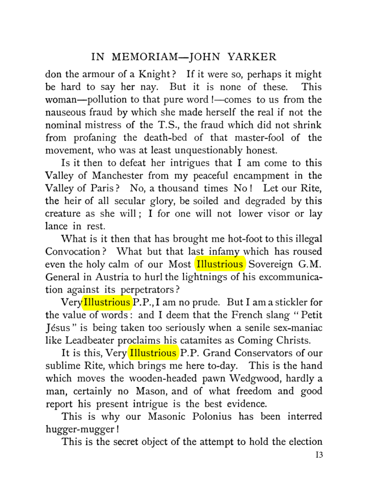 Original scan of John Yarker – In Memoriam, PDF page 13
