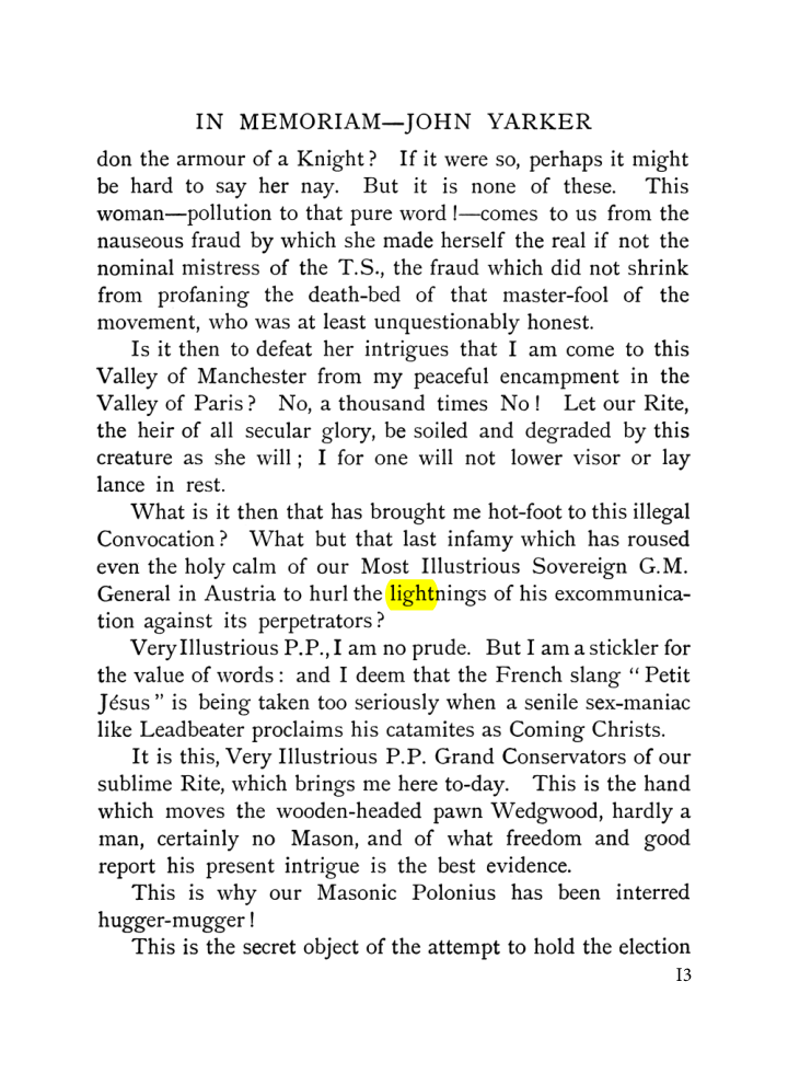 Original scan of John Yarker – In Memoriam, PDF page 13