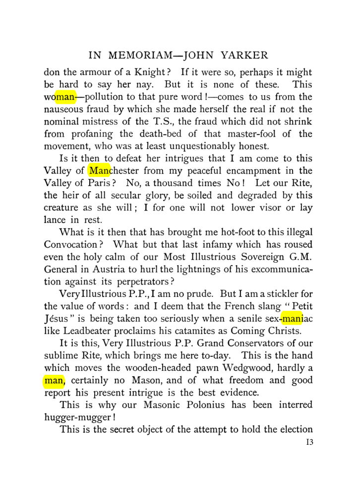 Original scan of John Yarker – In Memoriam, PDF page 13
