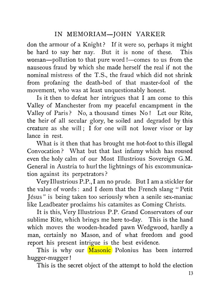 Original scan of John Yarker – In Memoriam, PDF page 13