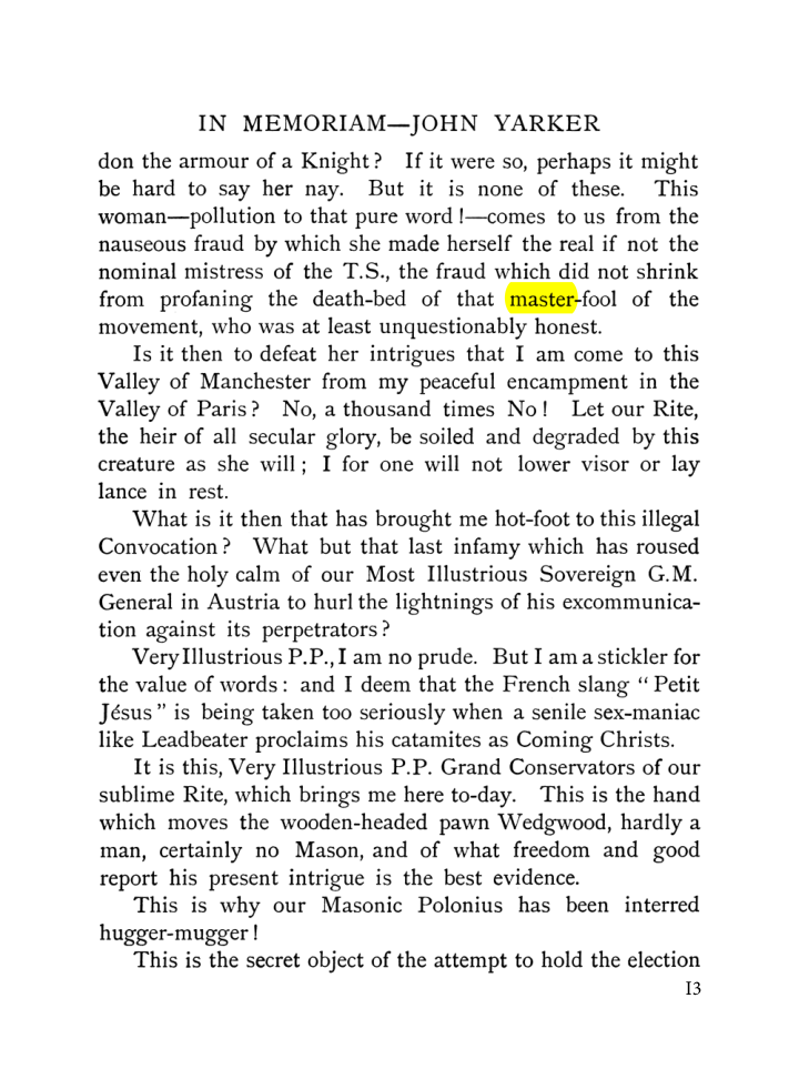 Original scan of John Yarker – In Memoriam, PDF page 13
