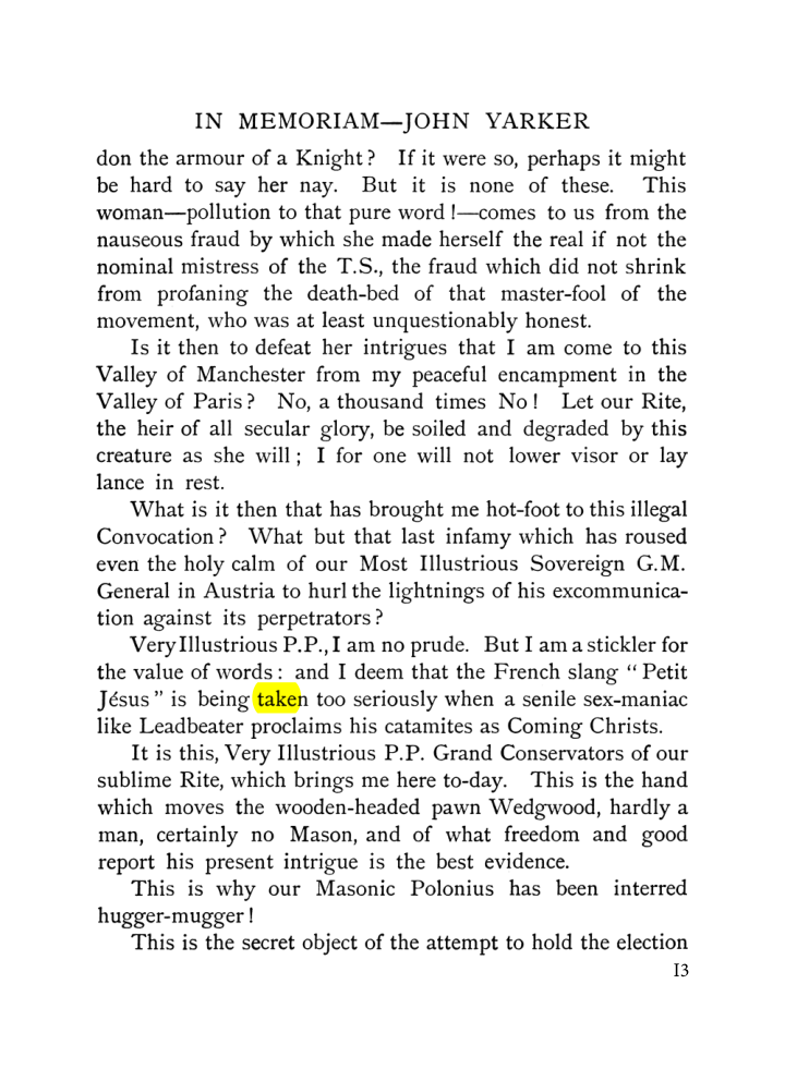 Original scan of John Yarker – In Memoriam, PDF page 13