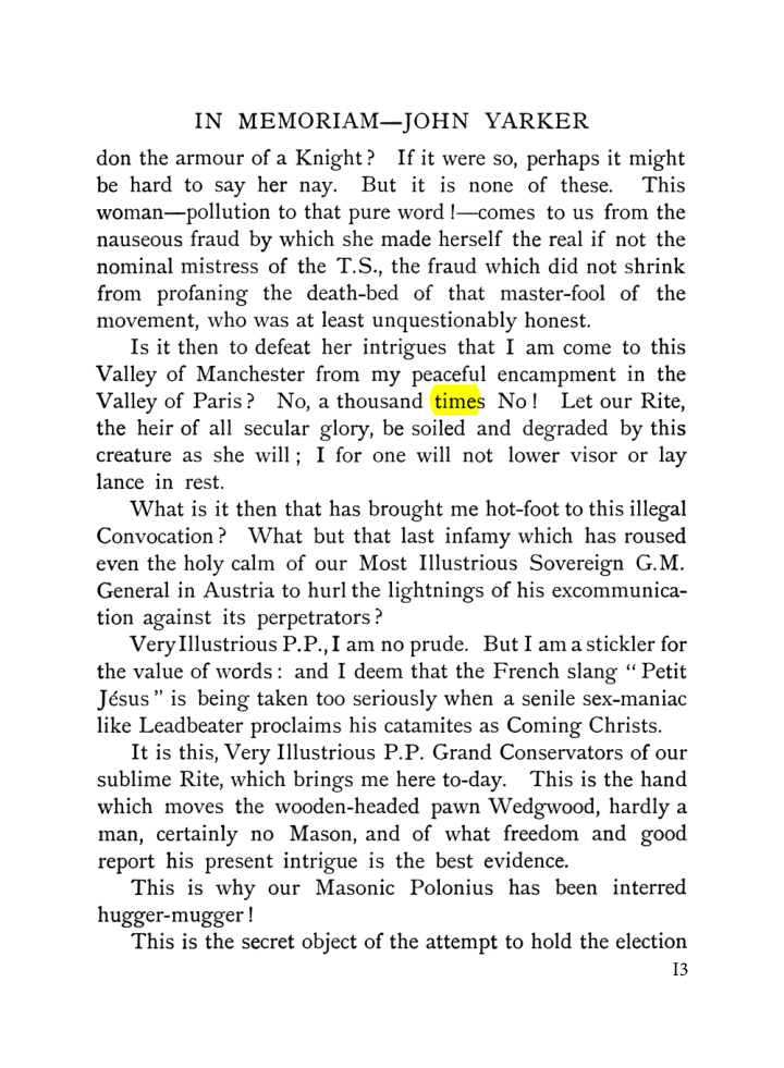 Original scan of John Yarker – In Memoriam, PDF page 13