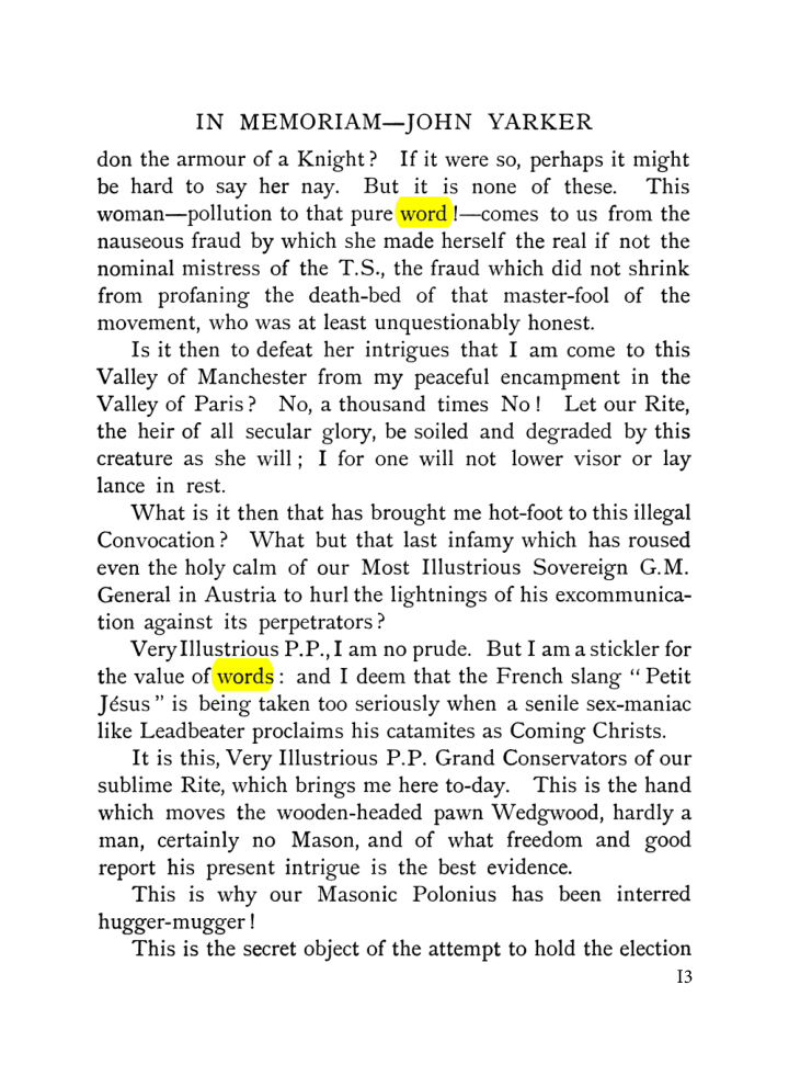 Original scan of John Yarker – In Memoriam, PDF page 13